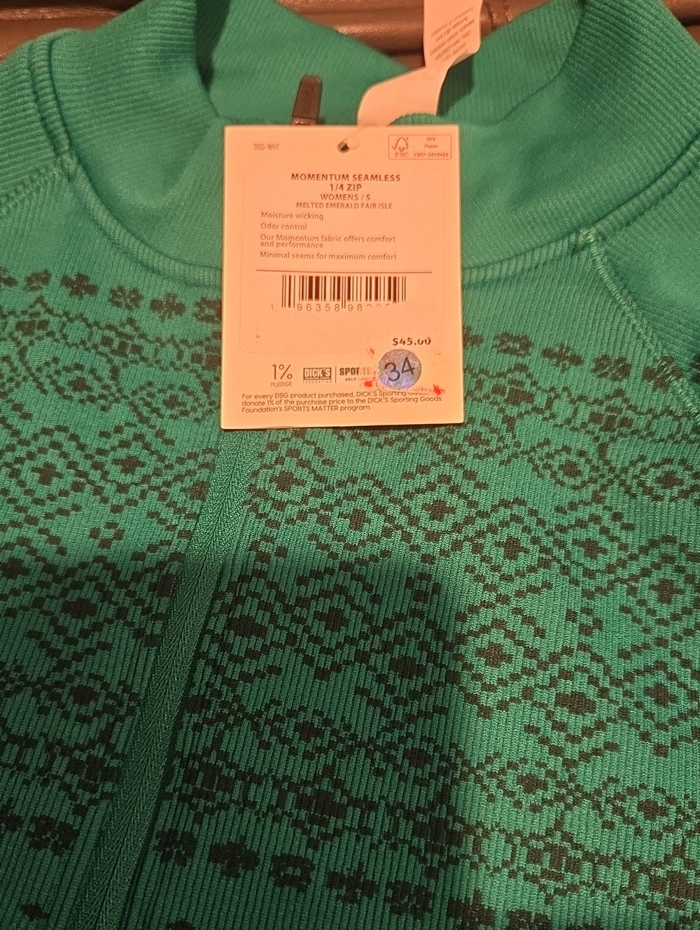 DSG Momentum 1/4 Zip - Picture 2 of 4